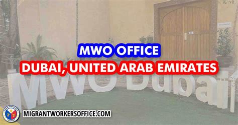 Migrant Workers Office Dubai and Northern Emirates – .